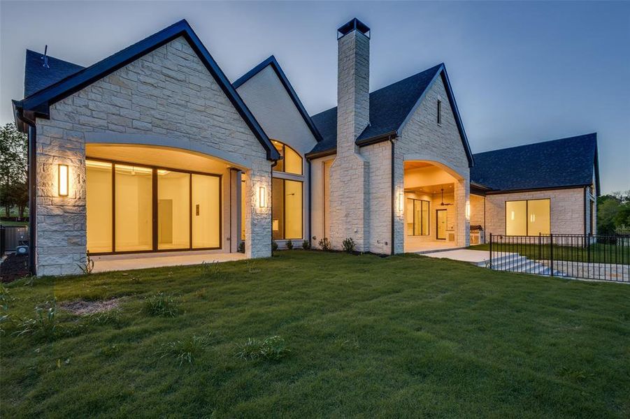 Exterior details and patio area of a home in , McKinney (Image 28).