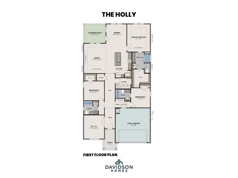 The Holly First Floor Plan