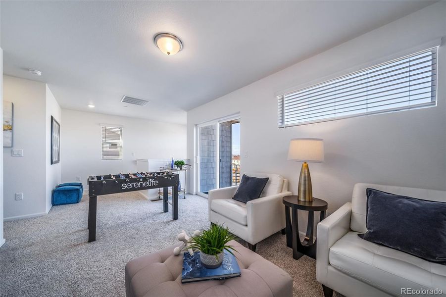 Furnished interior view inside a new home in , Commerce City (Image 30).