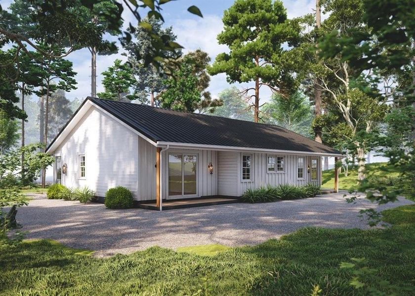 Exterior details and patio area of a home in , Palatka (Image 3).