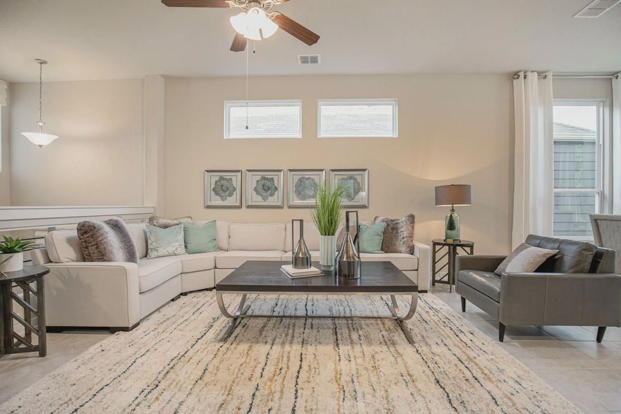 Representative furnished interior of a home built from the Apollo by Chesmar Homes in Rose Hill, Marion (Image 8).