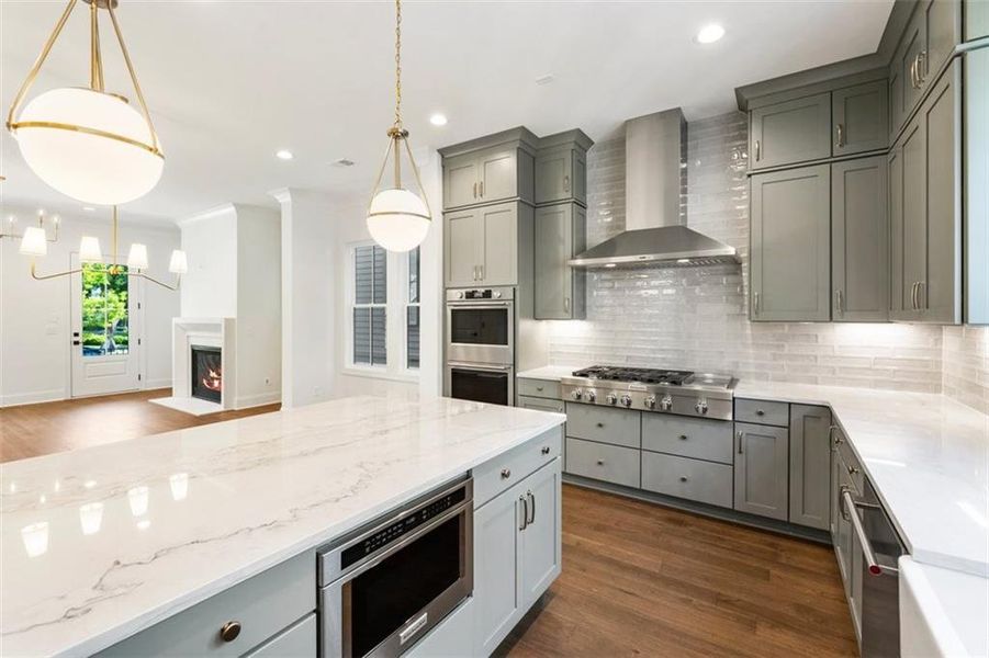 Furnished interior view inside a new home in , Alpharetta (Image 52). Furnished interior view inside a new home in , Alpharetta (Image 52).