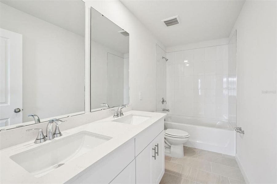 Furnished interior view inside a new home in Crosswinds - Classic Series, Haines City (Image 15).