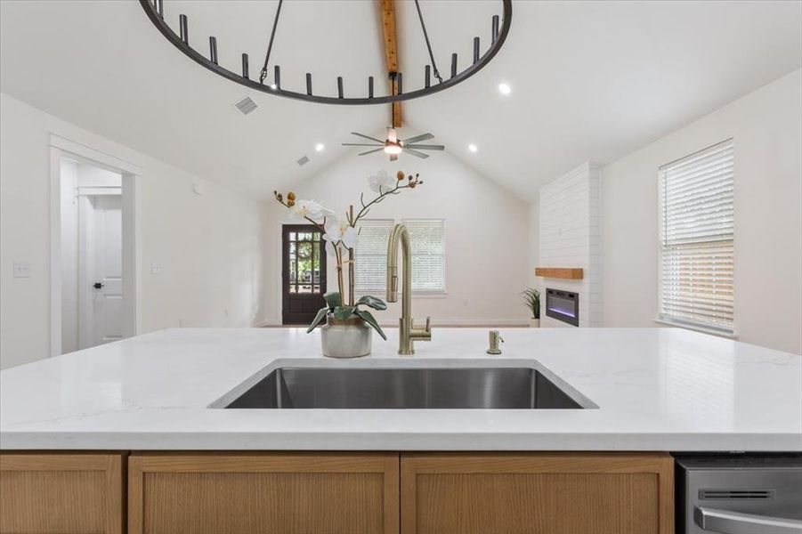 Close-up of interior finishes inside a home in , Waco (Image 11).