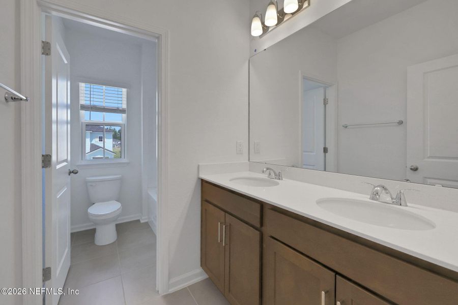 Furnished interior view inside a new home in Brook Forest, St. Augustine (Image 8).