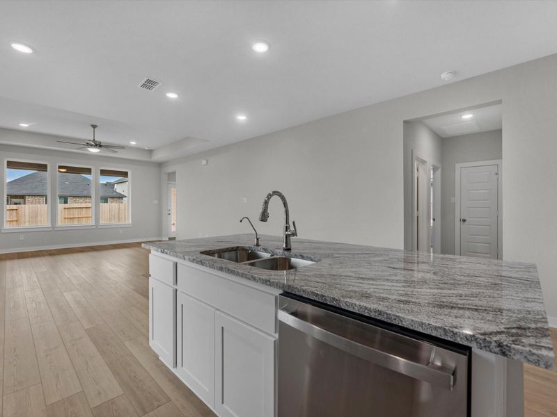 Furnished interior view inside a new home in Mason Woods, Cypress (Image 6).
