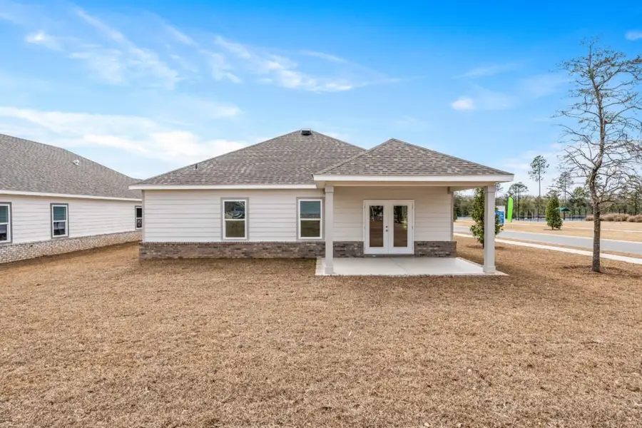 Exterior details and patio area of a home in Natureview, Freeport (Image 4).