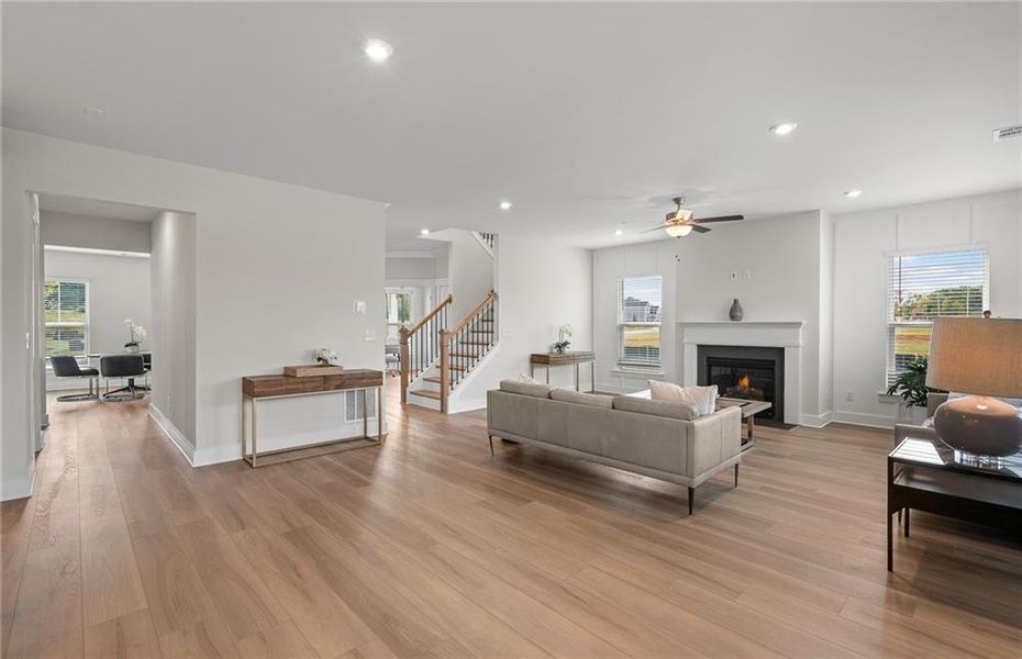 Furnished interior view inside a new home in Creekside at Skelton, Jefferson (Image 35).