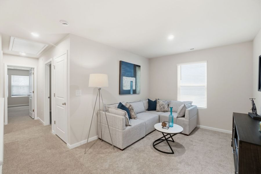 Furnished interior view inside a new home in Hedgecliff Townes, Kannapolis (Image 14).