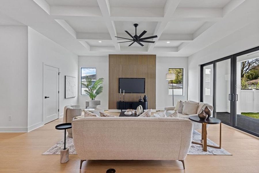 Furnished interior view inside a new home in , Tampa (Image 43). Furnished interior view inside a new home in , Tampa (Image 43).