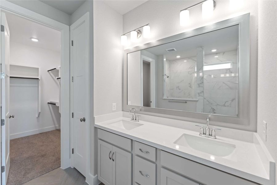 Furnished interior view inside a new home in Arabella on the Prairie, Richmond (Image 13).