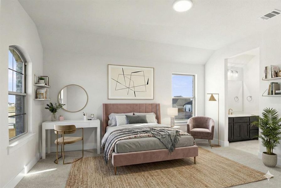 Furnished interior view inside a new home in Callan Village, Lorena (Image 13).