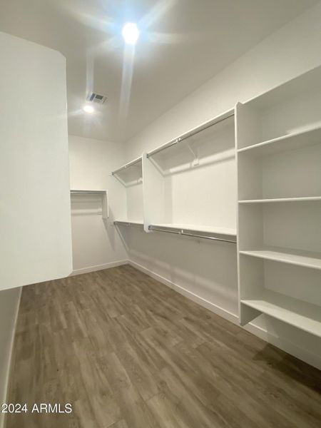 Primary walk in closet