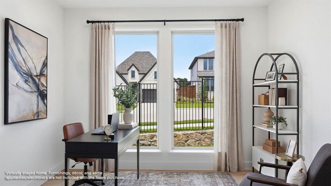 Furnished interior view inside a new home in The Heights at Uptown Celina, Celina (Image 14).