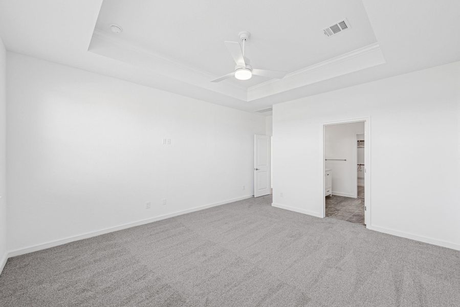 Secluded primary suite