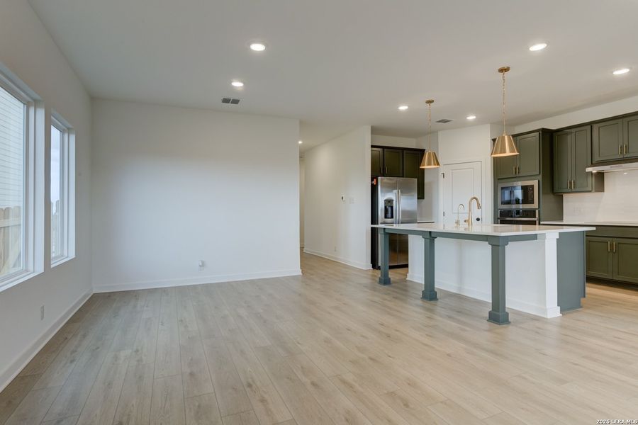 Furnished interior view inside a new home in The Wilder, Adkins (Image 5).