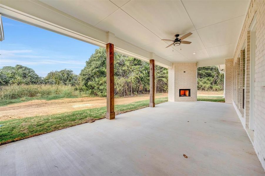 Exterior details and patio area of a home in , Azle (Image 20). Exterior details and patio area of a home in , Azle (Image 20).