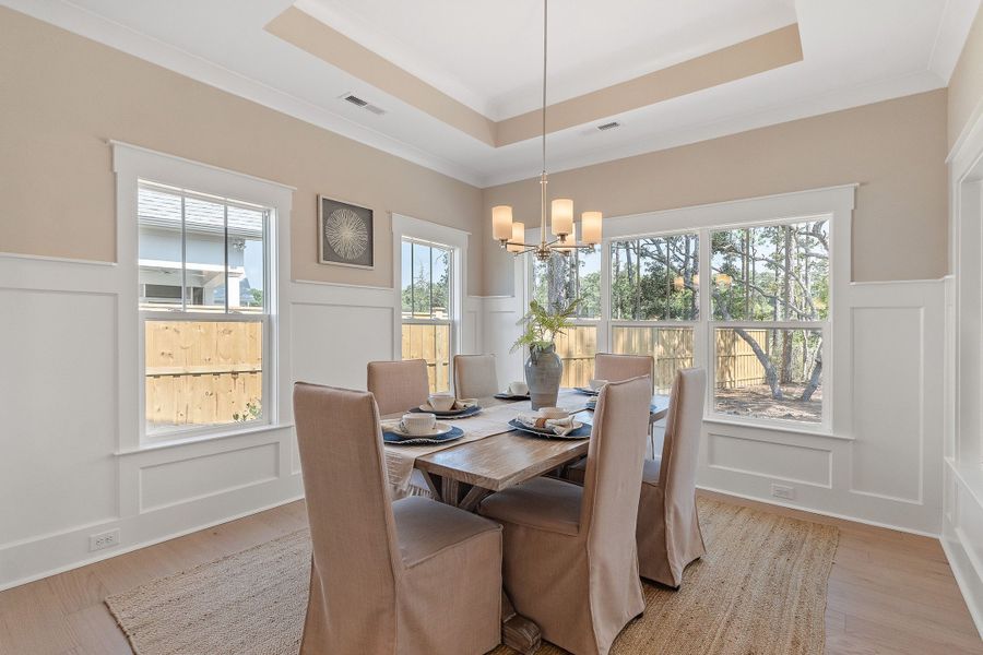 Furnished interior view inside a new home in Osprey Landing, Southport (Image 17).