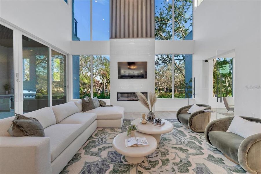 Furnished interior view inside a new home in , Sarasota (Image 8).