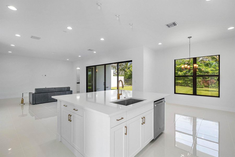Furnished interior view inside a new home in Lotus Edge, Boca Raton (Image 11).