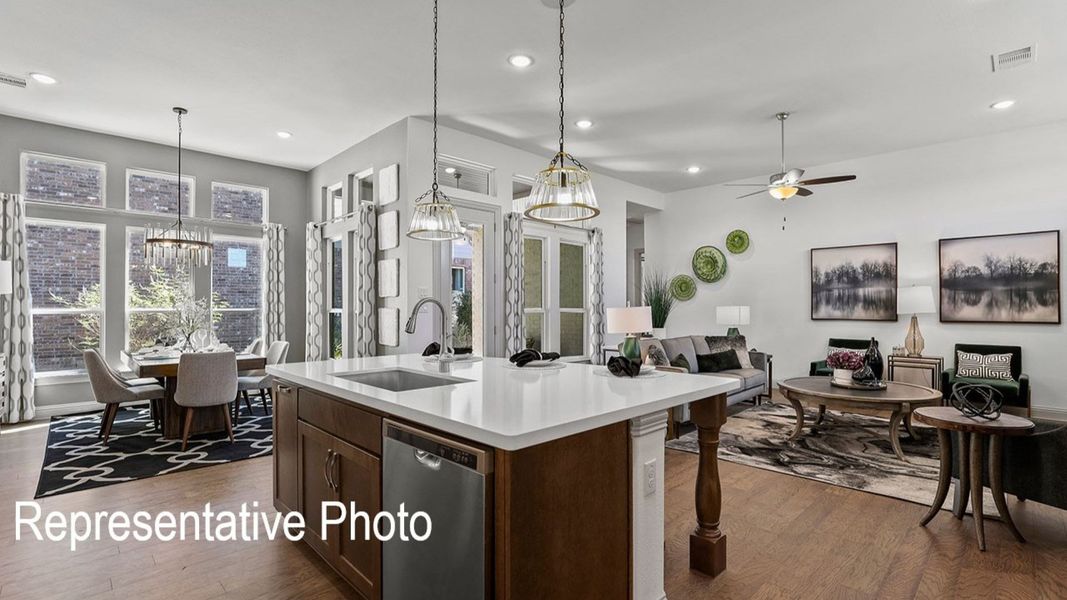 Furnished interior view inside a new home in Solterra Texas, Mesquite (Image 6).