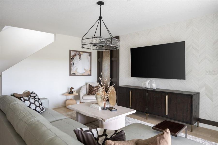 Furnished interior view inside a new home in Pasadena Ridge, Zephyrhills (Image 2).