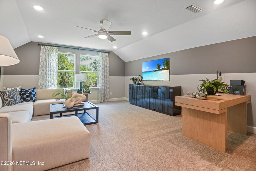 Furnished interior view inside a new home in , St. Augustine (Image 16).