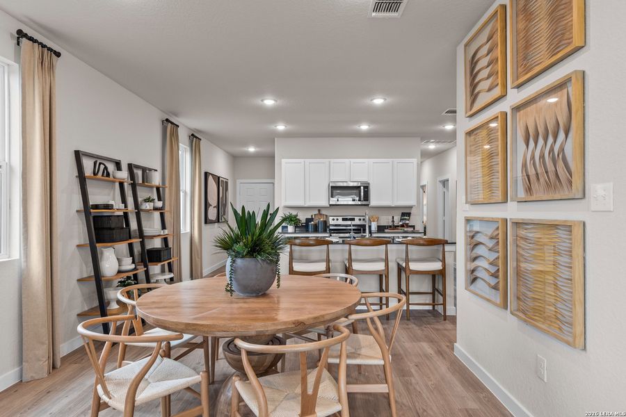 Furnished interior view inside a new home in Park Place, New Braunfels (Image 7).