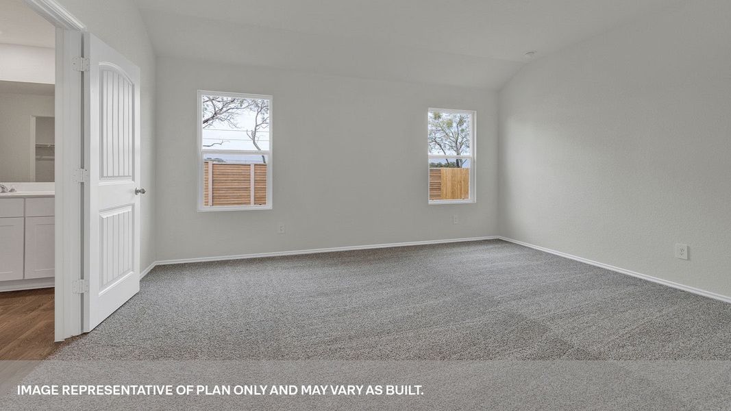 Spacious, unfurnished interior of a new home in Arroyo Ranch, Seguin (Image 24).