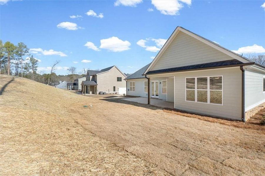 Exterior details and patio area of a home in , Rome (Image 27). Exterior details and patio area of a home in , Rome (Image 27).