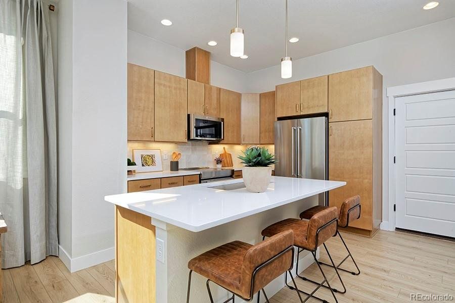 Furnished interior view inside a new home in , Denver (Image 12).