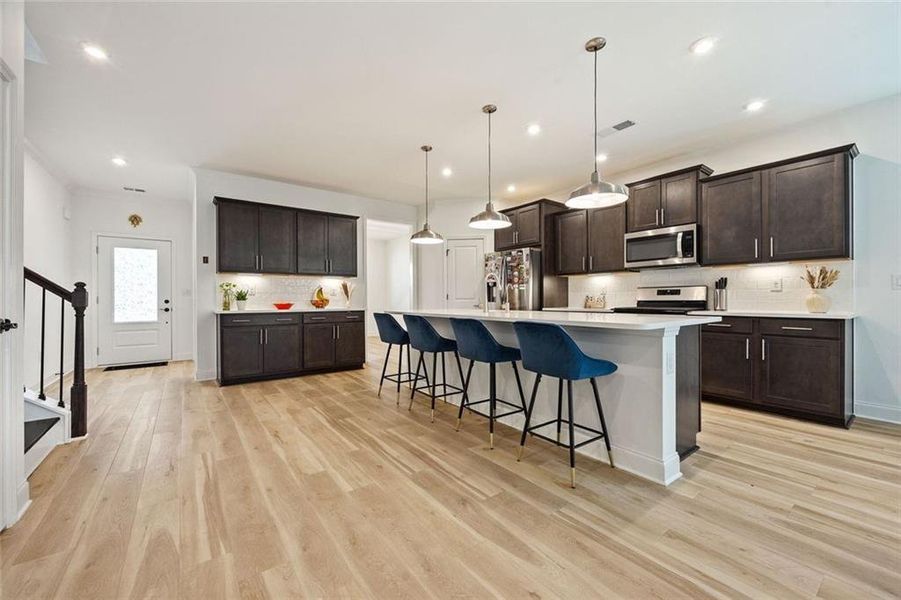 Furnished interior view inside a new home in , Cumming (Image 3).