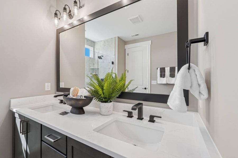 Representative furnished interior of a home built from the Wilson by Tri Pointe Homes in The Townes at NoVi, Pittsboro (Image 26).