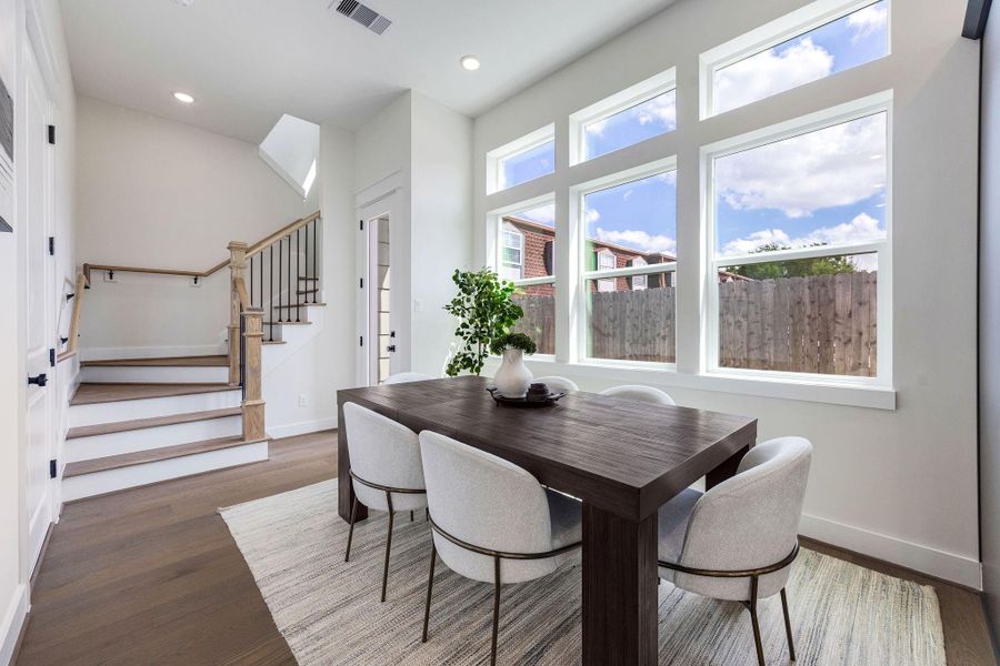 Furnished interior view inside a new home in Montridge, Houston (Image 7).