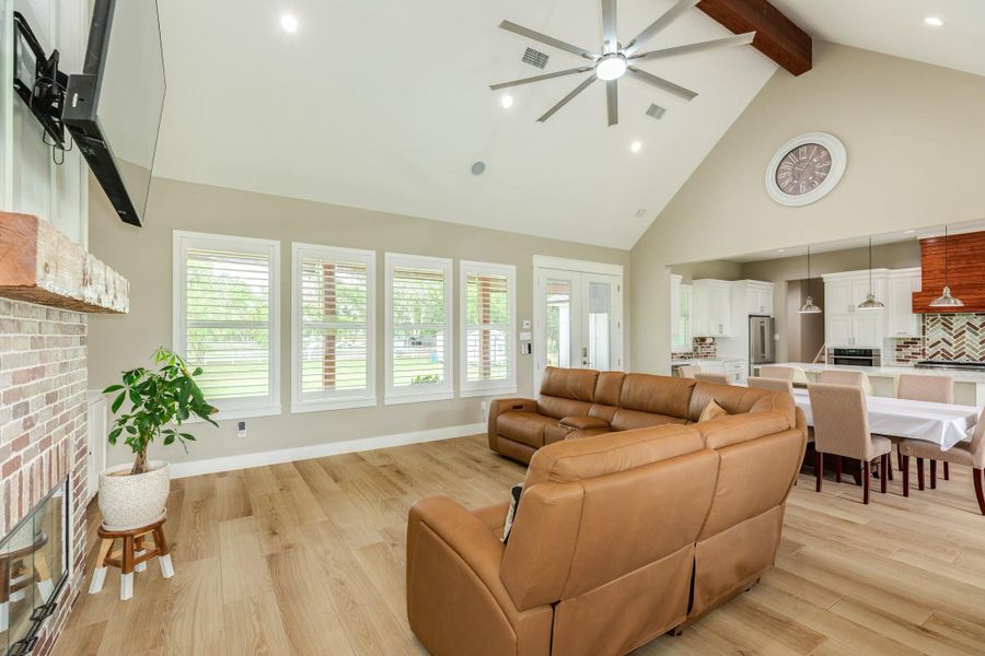 Furnished interior view inside a new home in , Angleton (Image 5).