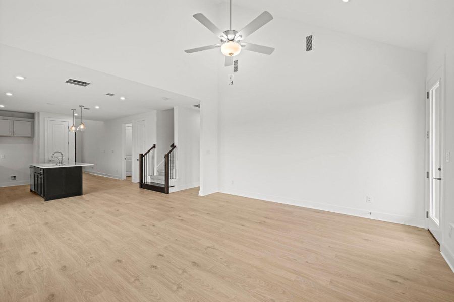 From Family Room to Open Concept Kitchen