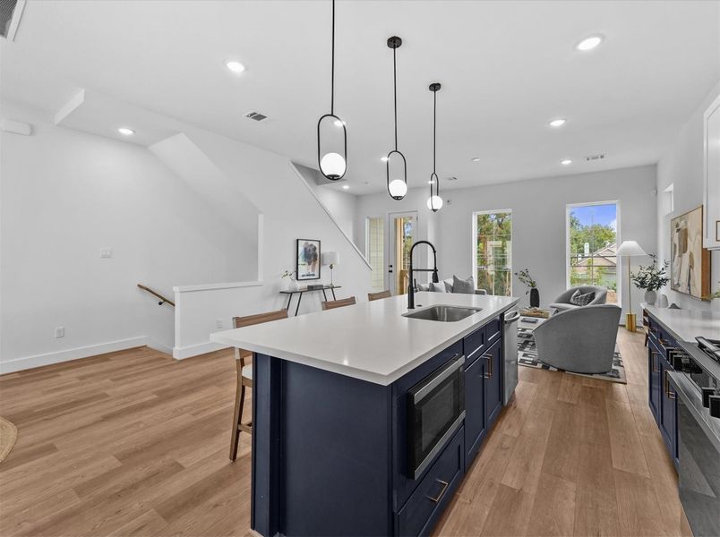 Furnished interior view inside a new home in , Houston (Image 6).