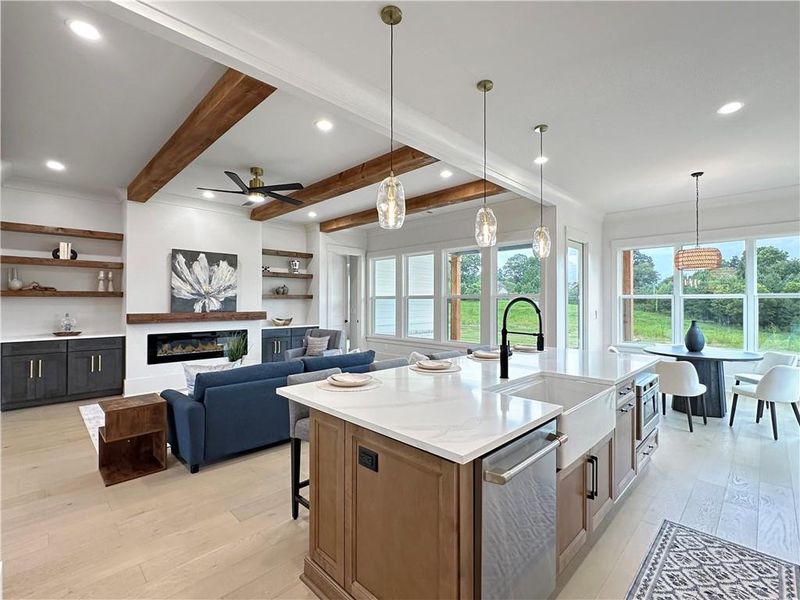 Furnished interior view inside a new home in , Jefferson (Image 42).