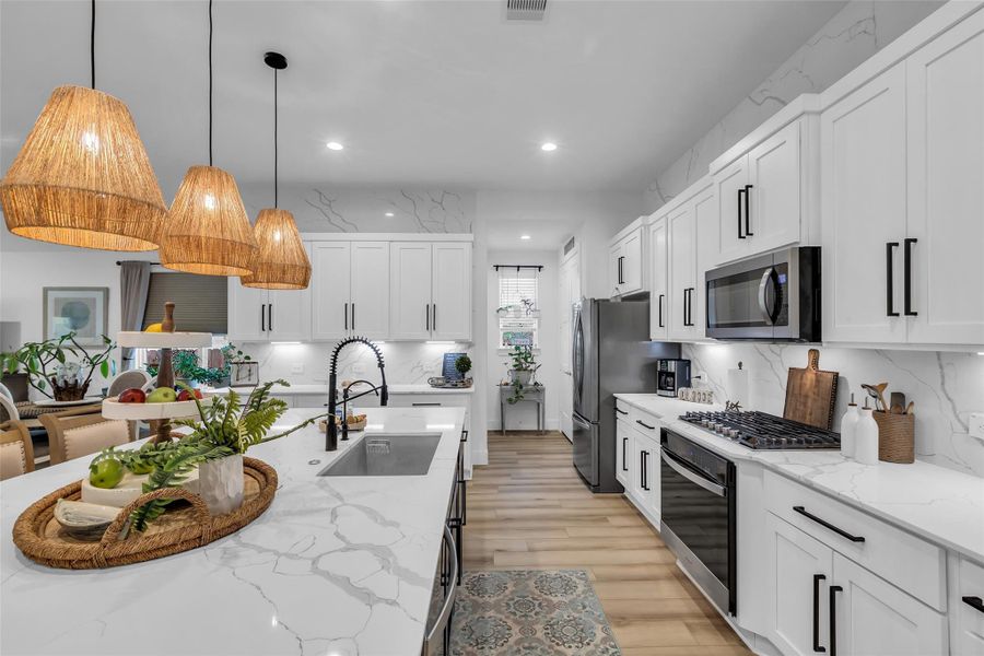 Furnished interior view inside a new home in , Conroe (Image 17).