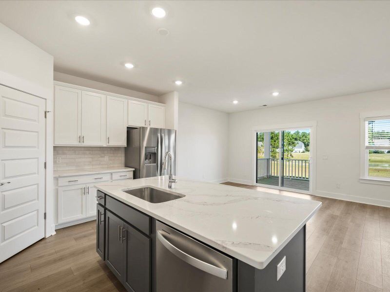 Furnished interior view inside a new home in The Coves at Lakes of Cane Bay, Summerville (Image 5).