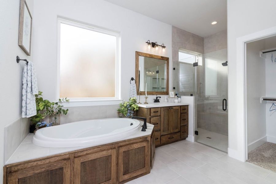 Representative furnished interior of a home built from the The Lydia by Reece Homes in Harvest Meadows, Bryan (Image 17).