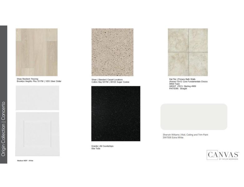 5900 Swedish Farms Terrace design selections! This home is currently under construction and selections are subject to change