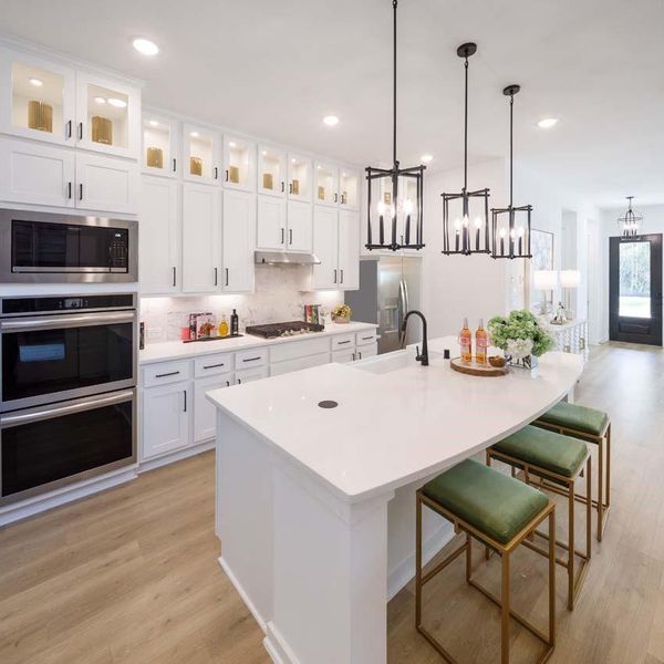 Furnished interior view inside a new home in Woodforest Townhomes, Montgomery (Image 33).
