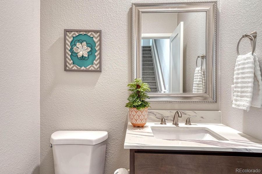 Powder bath on main level Powder bath on main level