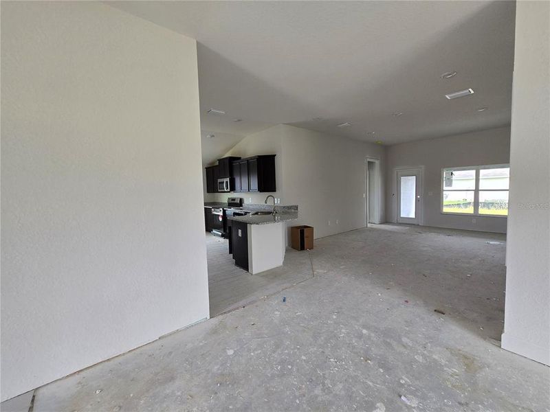 view from dining room