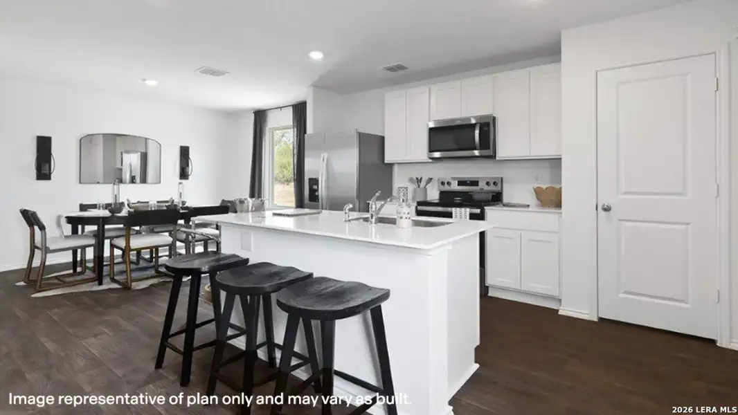 Furnished interior view inside a new home in Stonehill, San Antonio (Image 13).