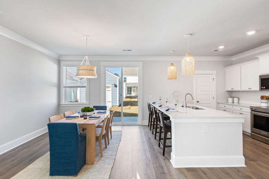 Furnished interior view inside a new home in Rivers Reach, Yemassee (Image 9).