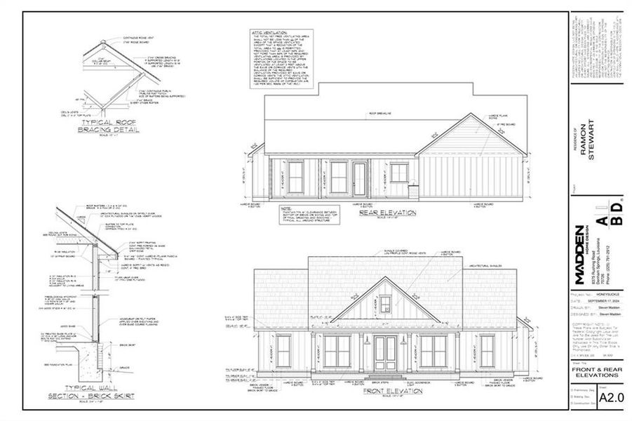 Exterior rendering of this home design in , Waleska, GA (Image 3).