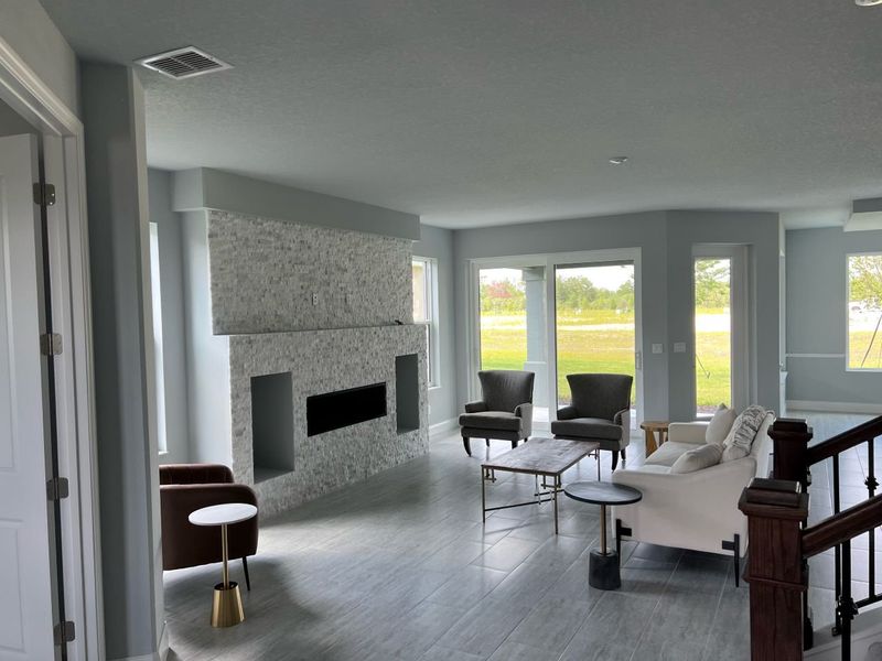 Representative furnished interior of a home built from the Asheville by Paytas Homes in The Reserve at Victoria, Deland (Image 18).