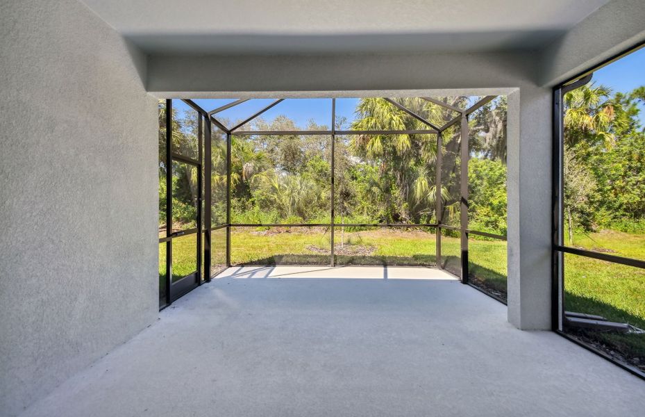 Covered Lanai & Extended
Patio